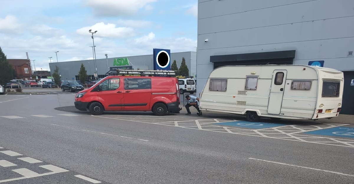 Traveller eviction in Manchester